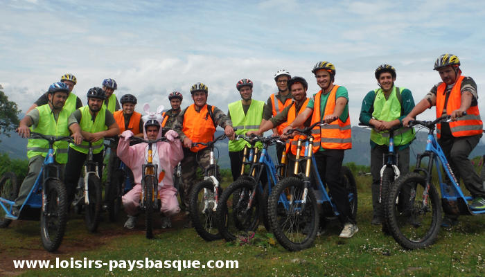 Trottinette Tout Terrain en groupe